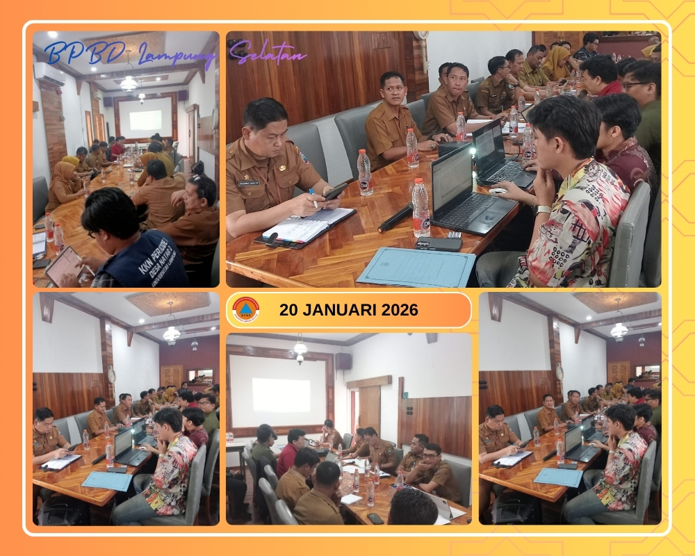 BPBD Lampung Selatan Hadiri FGD Strategis Penyusunan Dokumen KLHS RDTR Kecamatan Natar